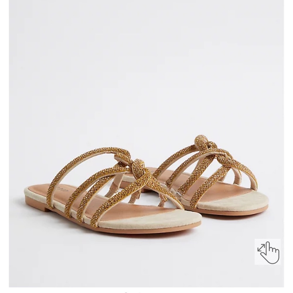 Rhinestone Twist Slide